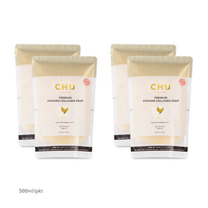 CHU Chicken Collagen Soup Packaging 2-Litre Bundle (4x500ml)