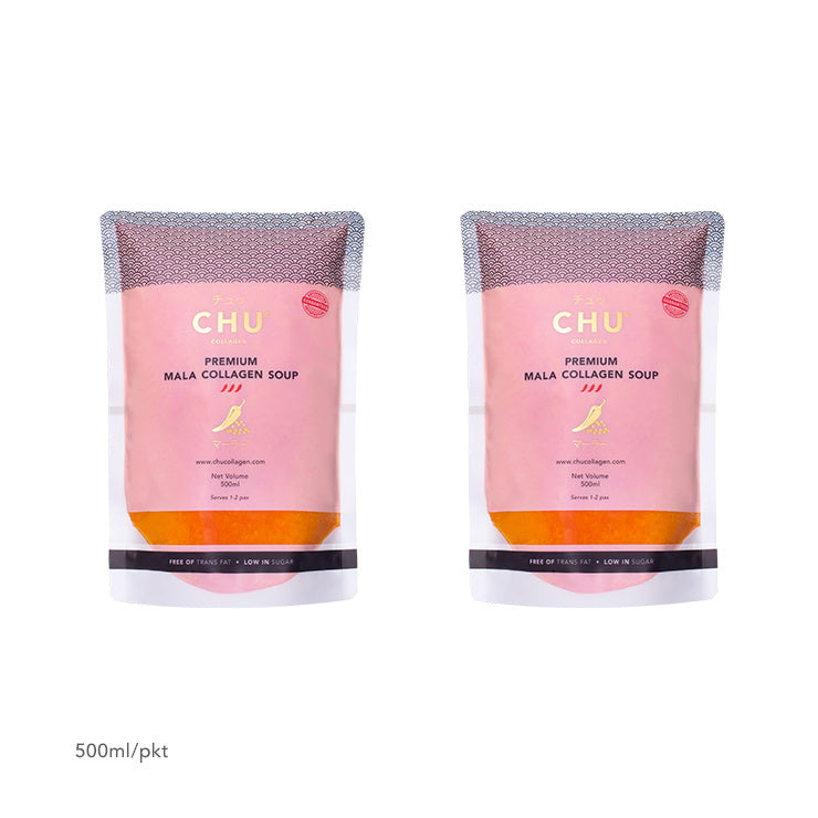 CHU Mala Collagen Soup Packaging 1-Litre (2x500ml)