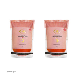 CHU Prawn Mee Soup Packaging 1-Litre (2x500ml)