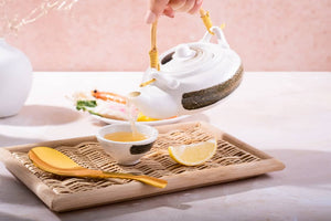 Japanese Teapot Soup Pouring Lifestyle - CHU Collagen